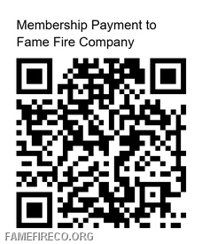 Fame Fire Company Member Dues QR Code